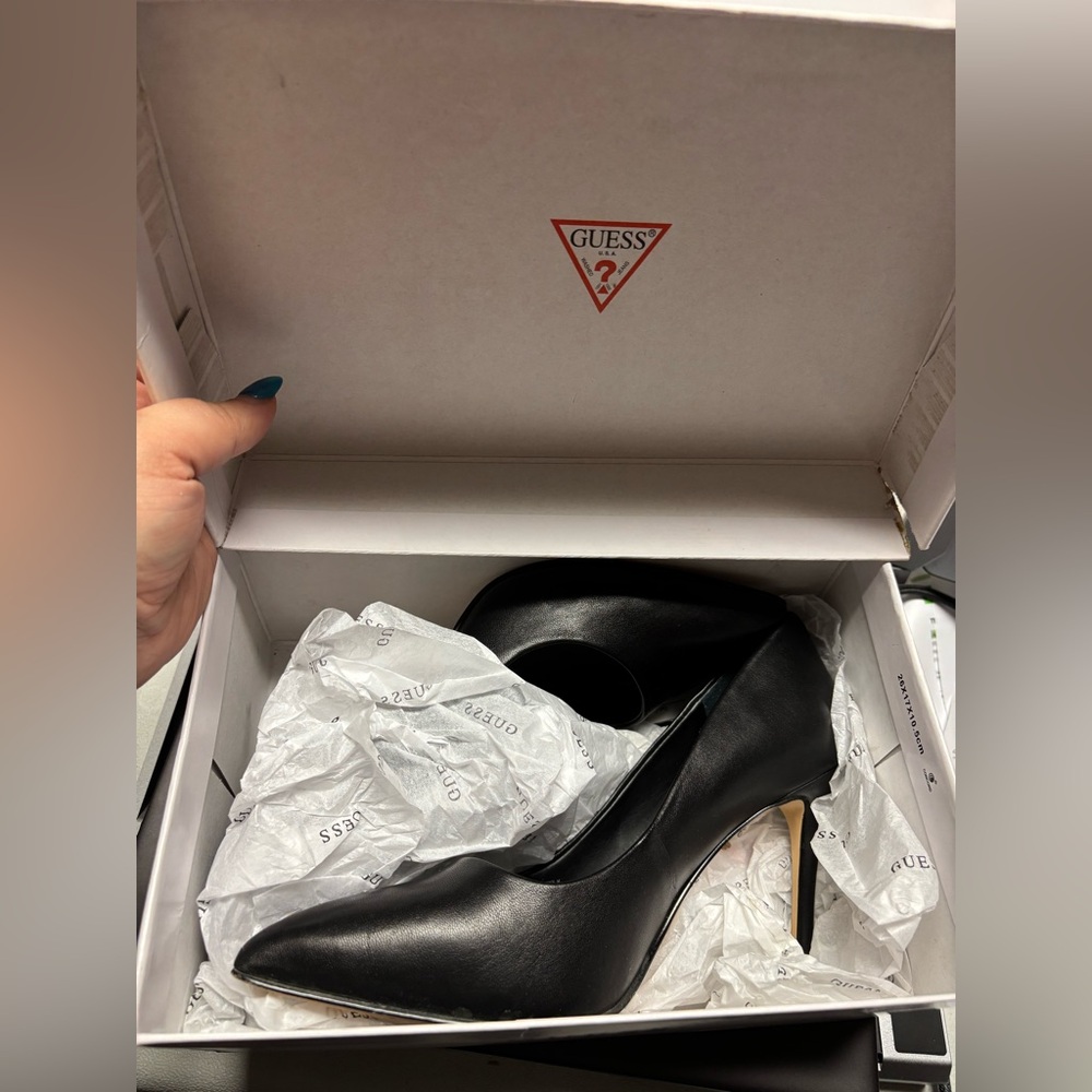 Guess Black Heels Elegant Design